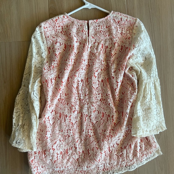 L Love Coral Lace Two Piece Set - Picture 6 of 7